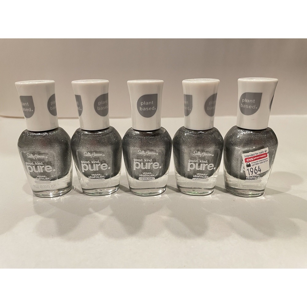 Sally Hansen Good. Kind. Pure Nail Polish #390 / Meteorite /0.5 fl oz (Lot Of 5)
